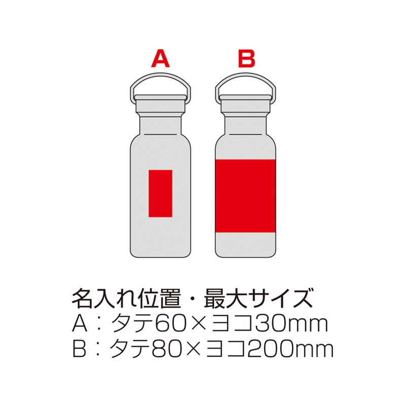 バンブーキャップ付き真空ステンレスボトル　ブラック（245371）画像-5