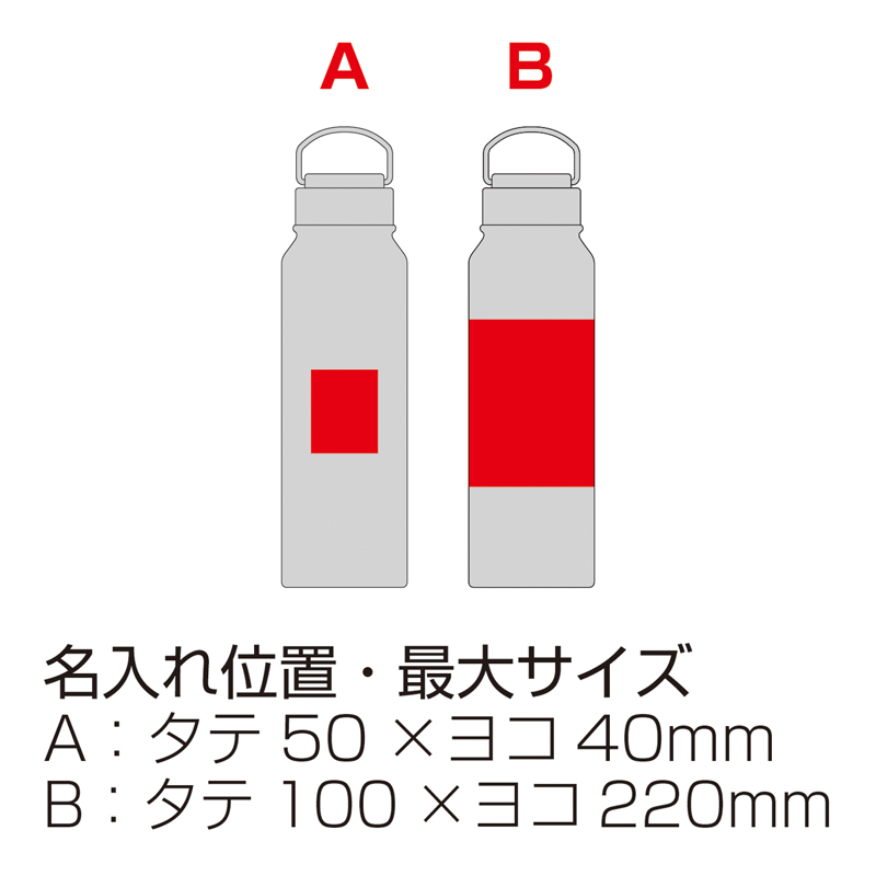 トゥーリフラスク・真空二重ステンレスボトル1L（ハンドル付き）-シルバー（251471）画像-5