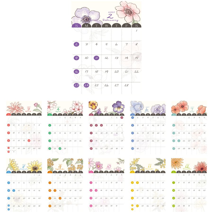 Flower Schedule 花々の便り（AA-111）画像-3