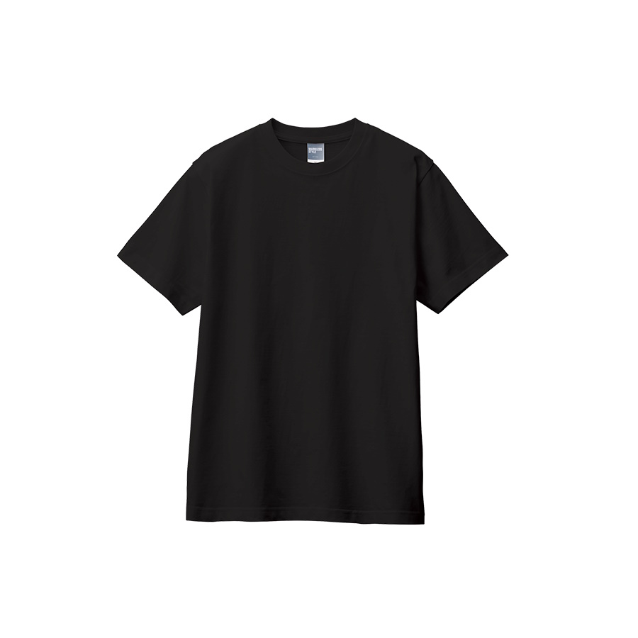 カスタムデザインコットンTシャツ　5.6オンス(XL)　インクブラック