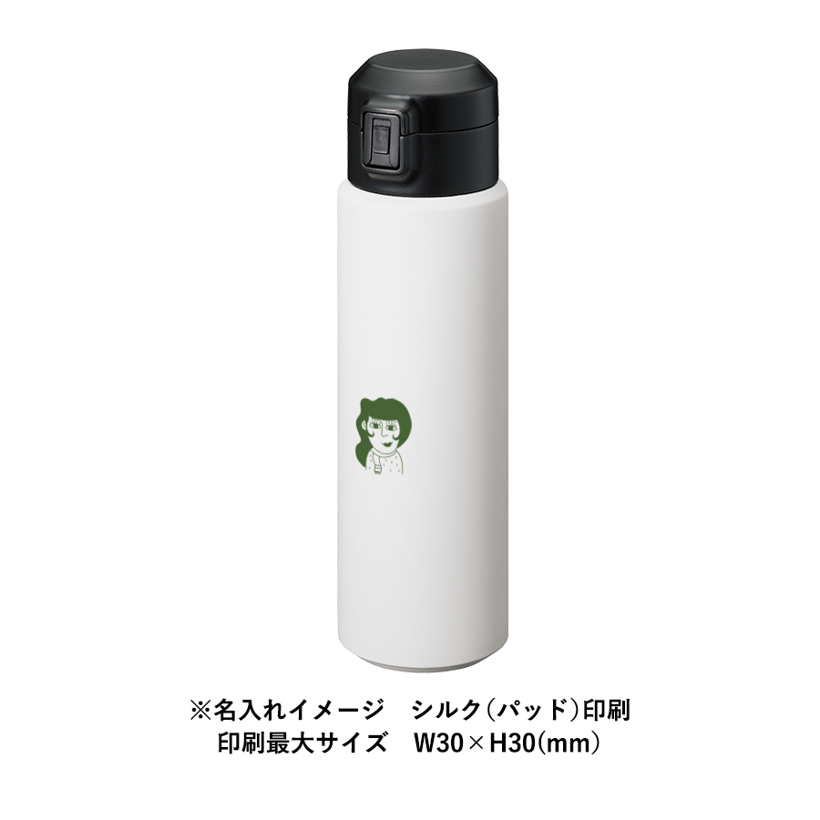 Zalattoワンタッチサーモボトル500ｍｌ　レッド（TS-1815-002）画像-8