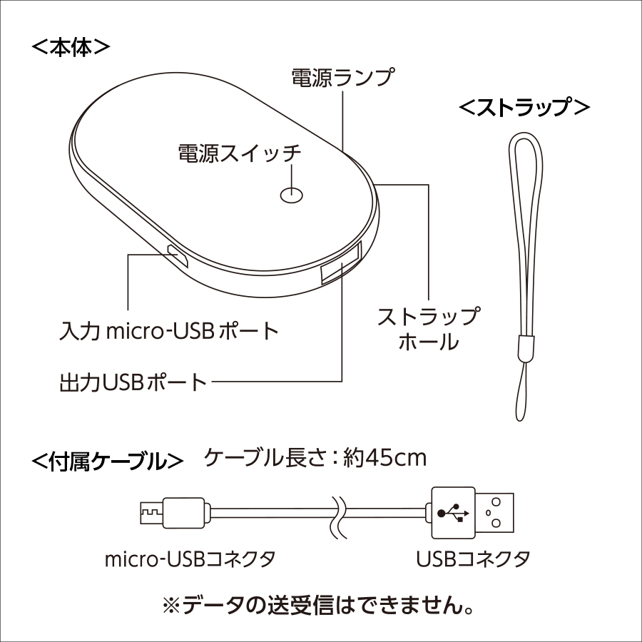 USBエコカイロ　シルバー（TS-1844-005）画像-6