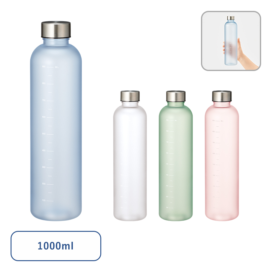 目盛り付フロストボトル1000ml　ブルー（TS-1918-001）画像-2