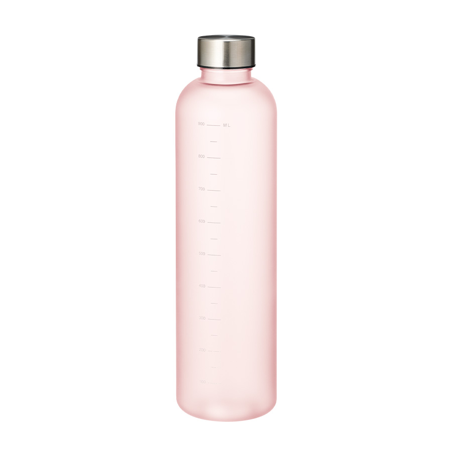 目盛り付フロストボトル1000ml　ピンク