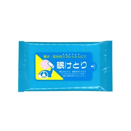 眠気とりウェットティッシュ（10枚入り）