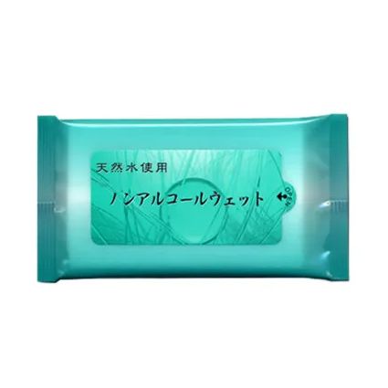 天然水使用　ノンアルコールウェットティッシュ（10枚入り）（wet_natural_water）画像-2